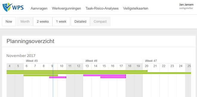 Planningsoverzicht